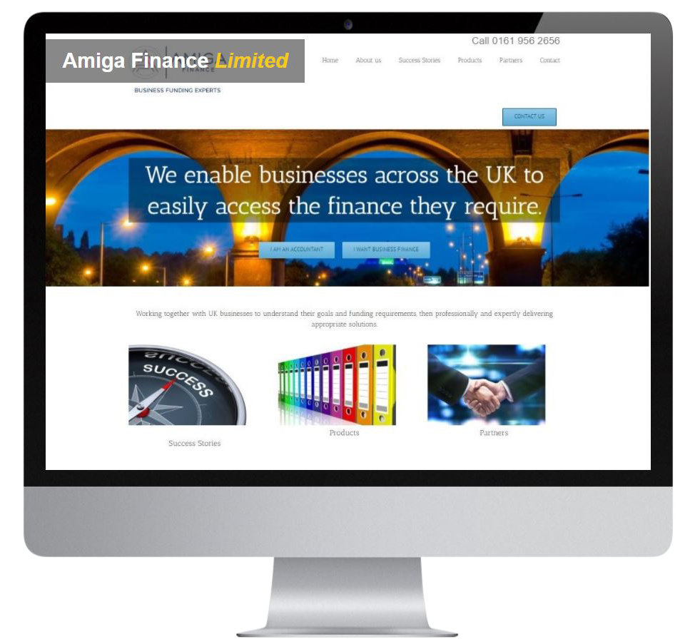 Amiga Finance website